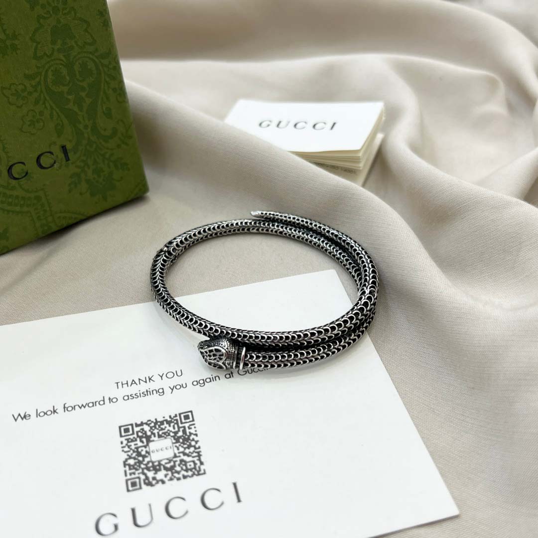 【国内発送/直営店】GUCCI グッチ ガーデン スネイク 蛇 577283 シルバー925