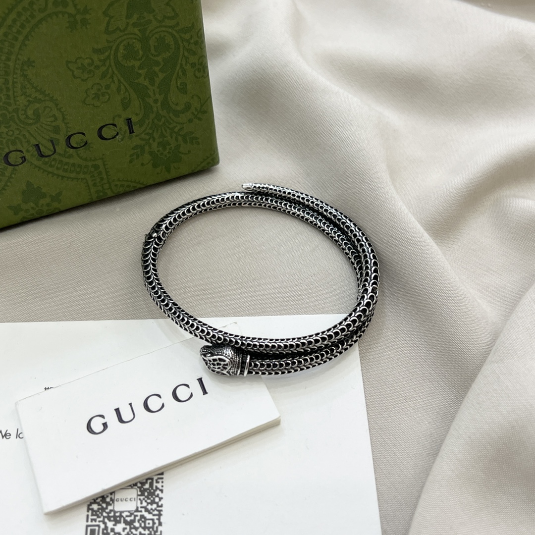 【国内発送/直営店】GUCCI グッチ ガーデン スネイク 蛇 577283 シルバー925