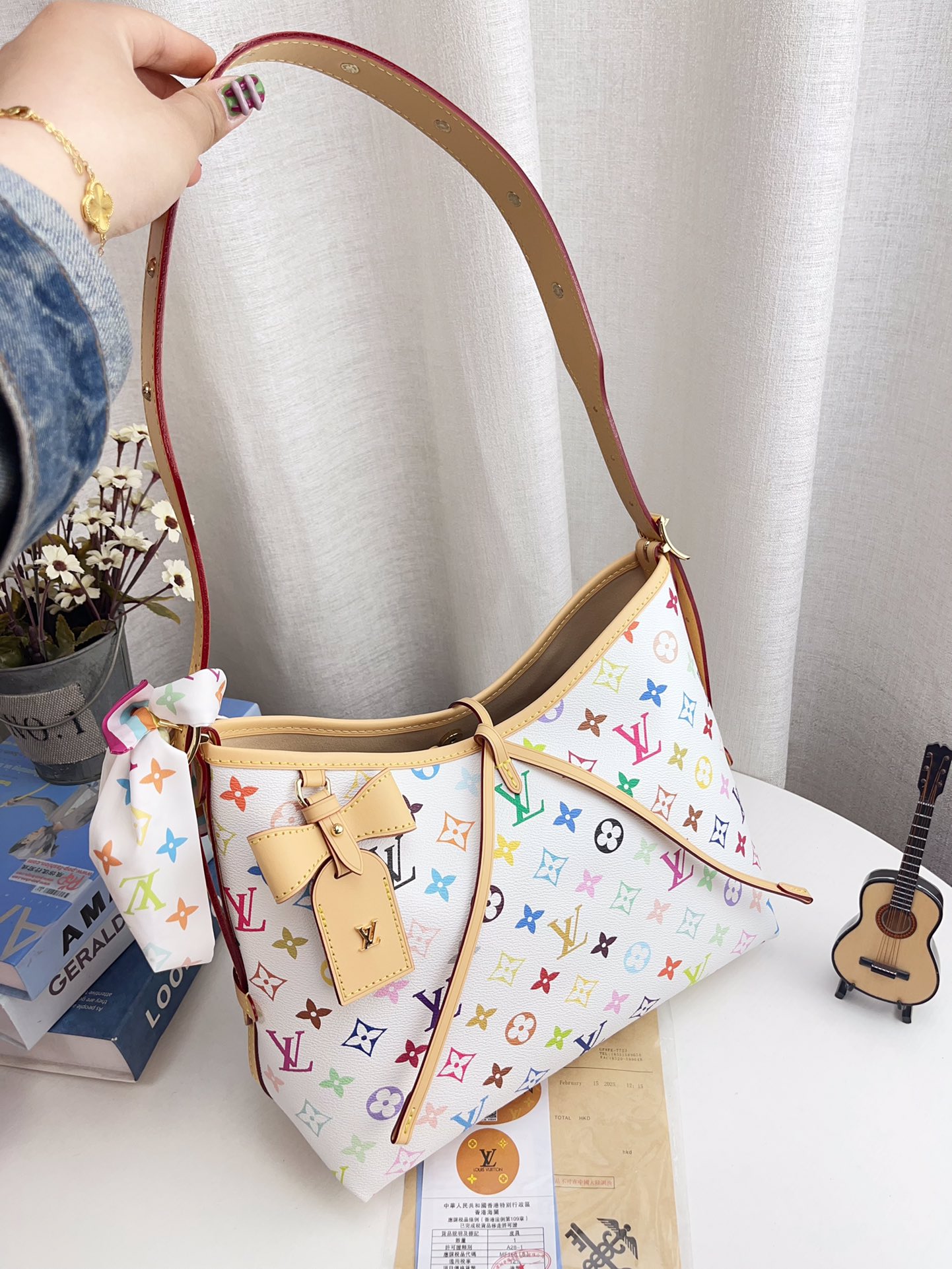 2025SS新作【限定★村上隆コラボ】LOUIS VUITTON★CARRYALL ハンドバッグ