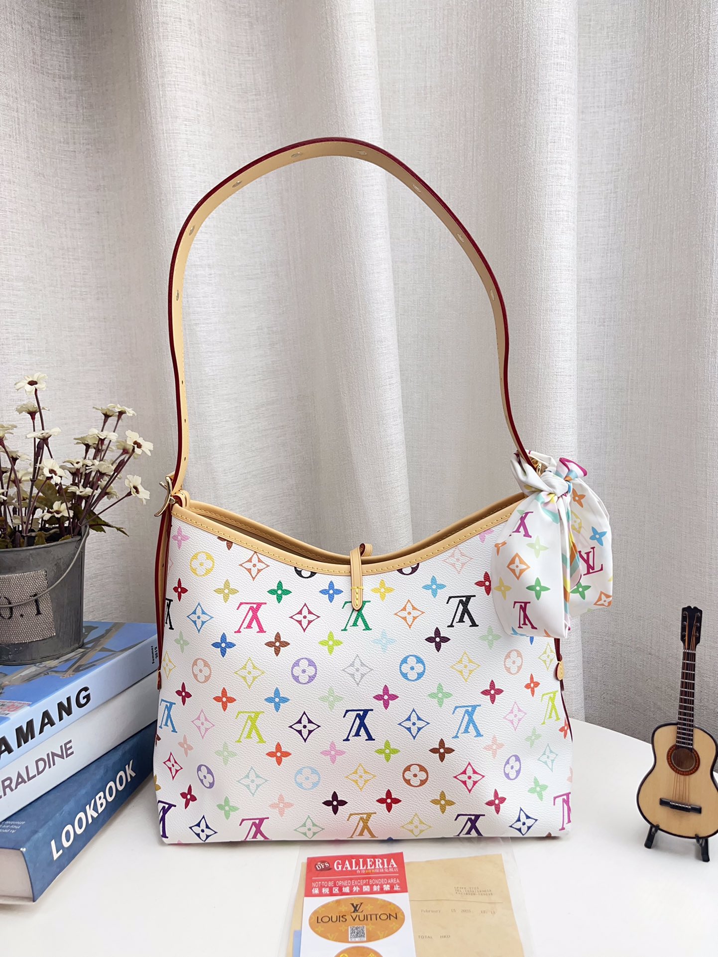 2025SS新作【限定★村上隆コラボ】LOUIS VUITTON★CARRYALL ハンドバッグ
