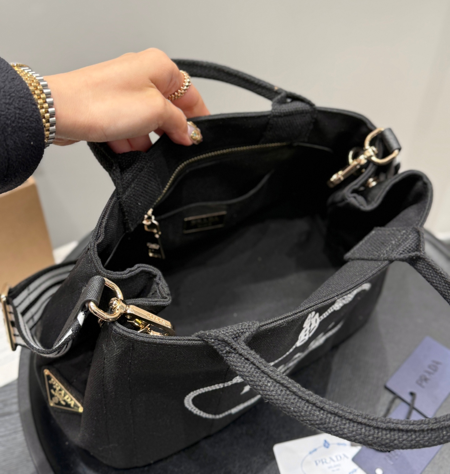 【高品質】【国内発送】PRADA プラダ CANAPA カナパ トートバッグ ショルダーバッグ
