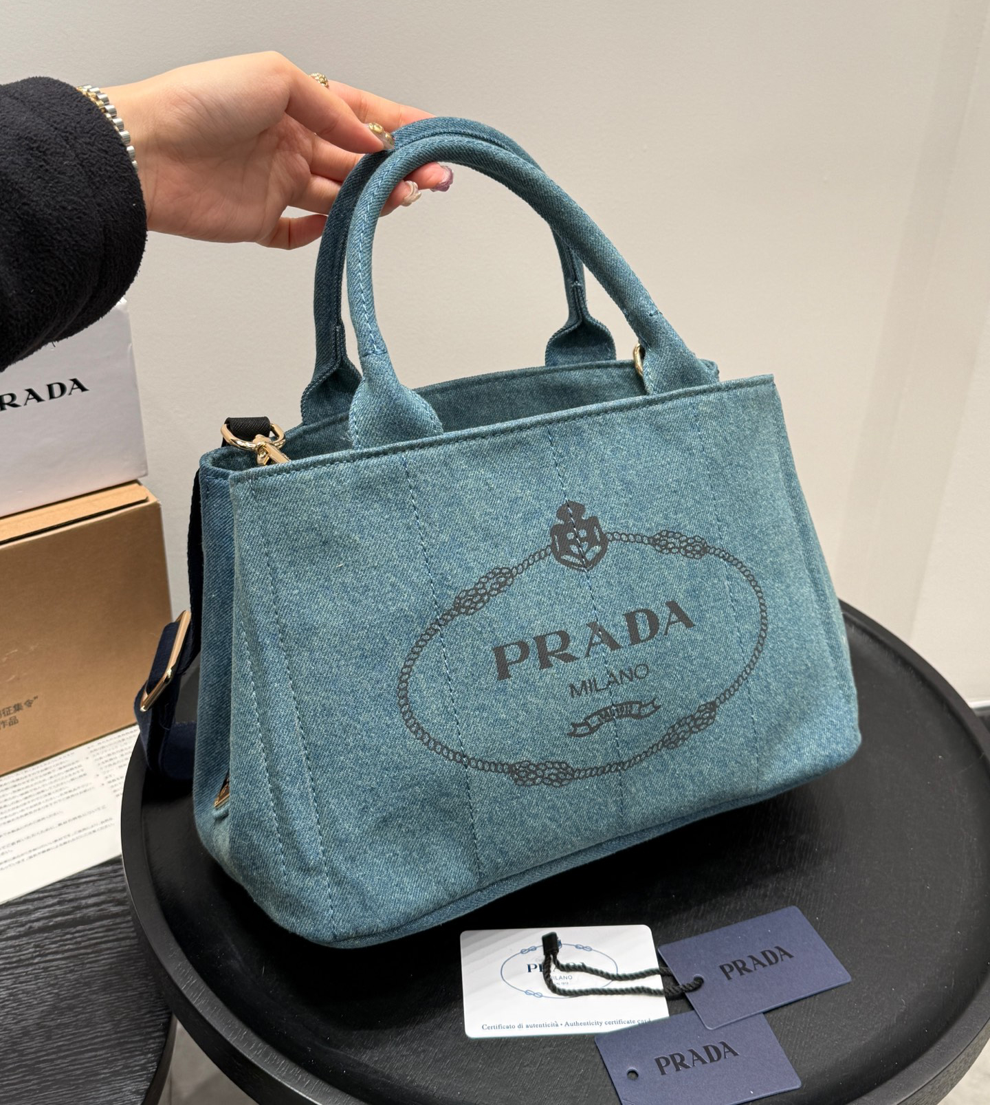 【高品質】【国内発送】PRADA プラダ CANAPA カナパ トートバッグ ショルダーバッグ