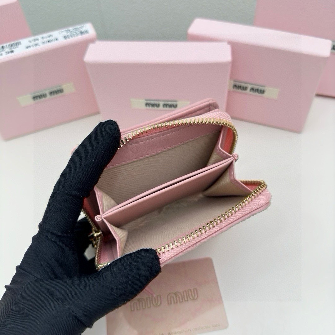 関税負担なし☆MiuMiu ミュウミュウ マテラッセ コインケース x 財布（レディース）