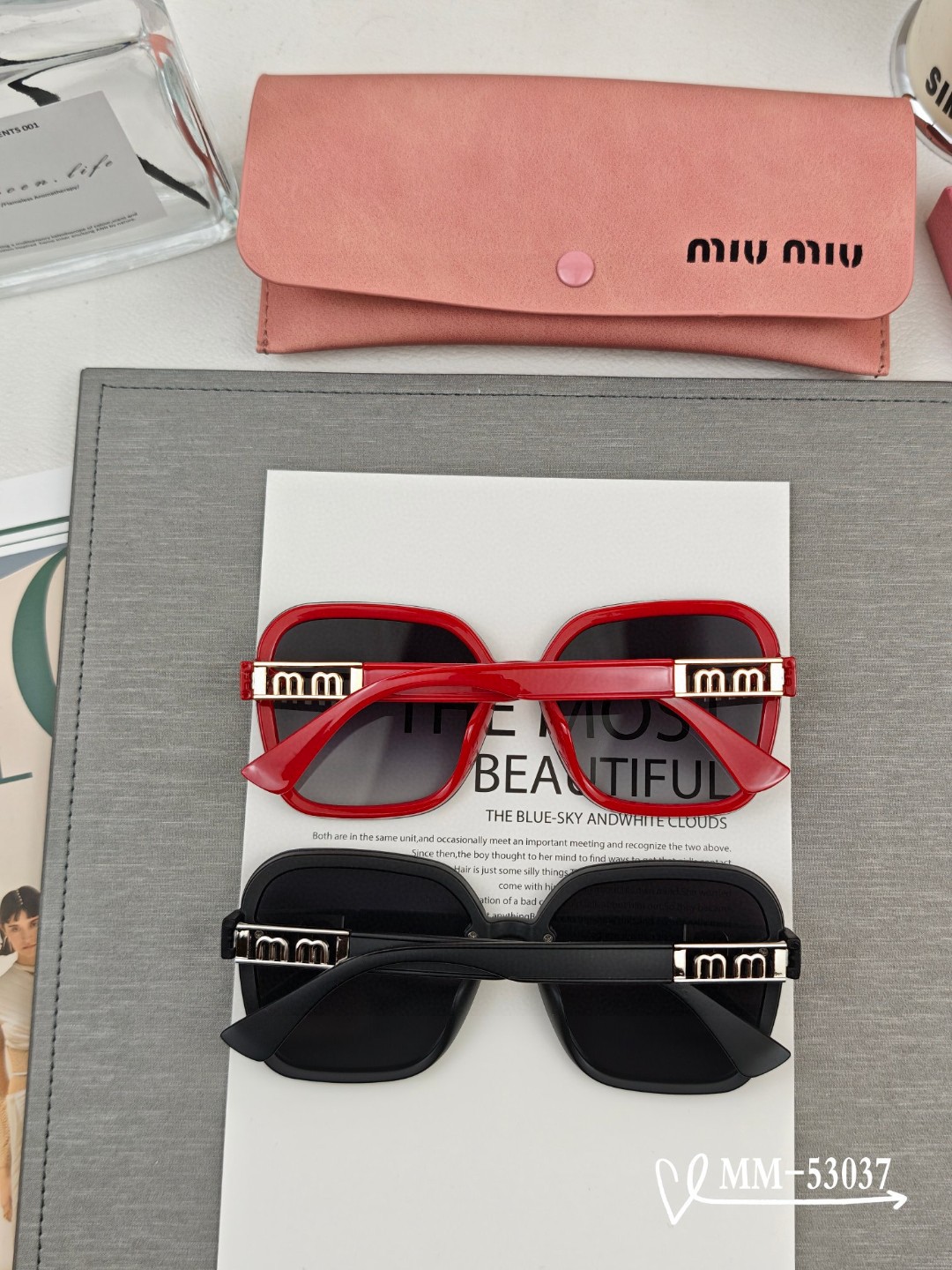 🍒新作✨サングラス 紫外線99%カット 旅行やお出かけのファッションアイテム M53037