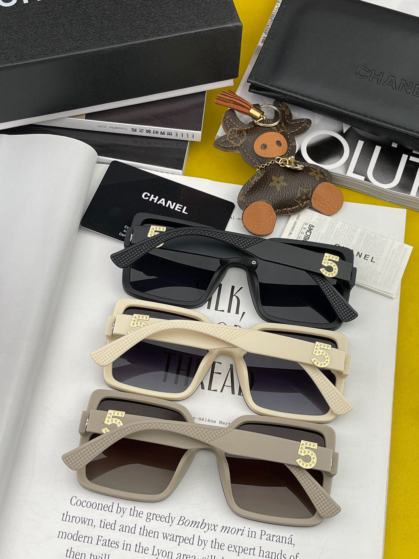 【CHANEL】シャネル 2025年 新作トレンド 大人気 ファッション スクエア 偏光サングラス CH9851