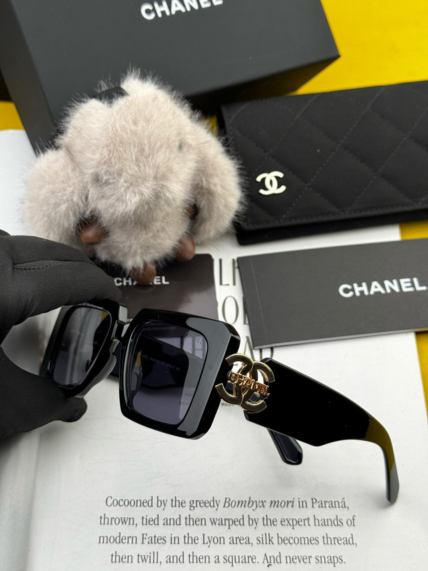 【Chanel】シャネル ビッグフレーム 偏光サングラス UVカット CH5232