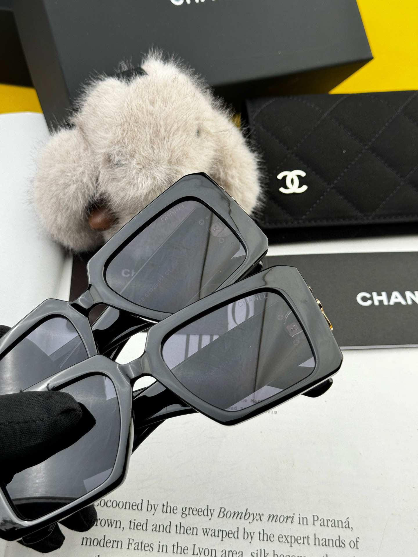 【Chanel】シャネル ビッグフレーム 偏光サングラス UVカット CH5232