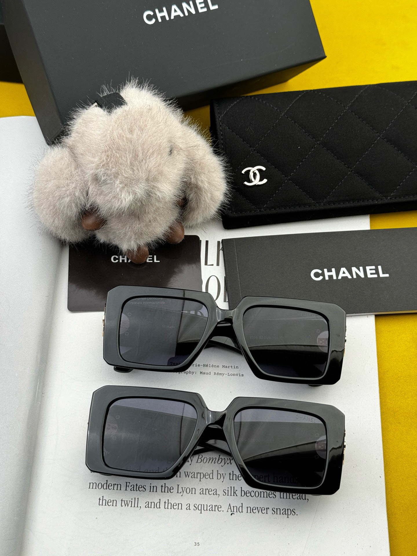 【Chanel】シャネル ビッグフレーム 偏光サングラス UVカット CH5232