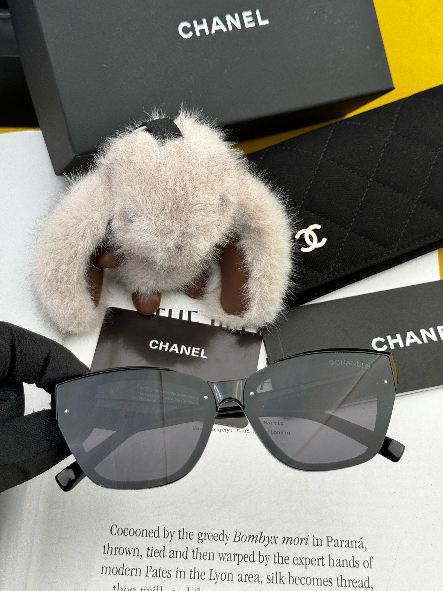 【Chanel】シャネル ビッグフレーム 偏光サングラス UVカット CH0311