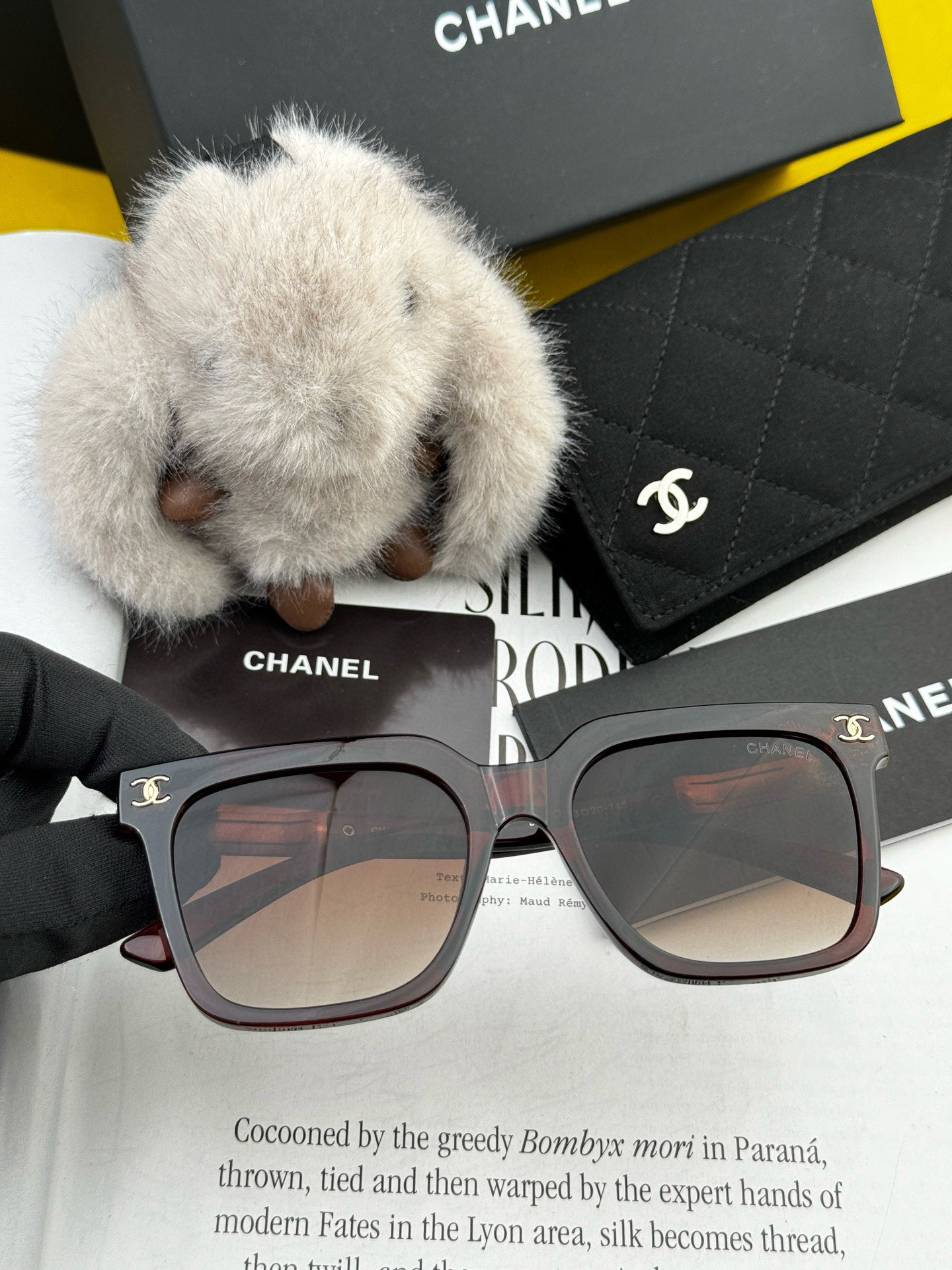 【Chanel】シャネル ビッグフレーム 偏光サングラス UVカット CH05802