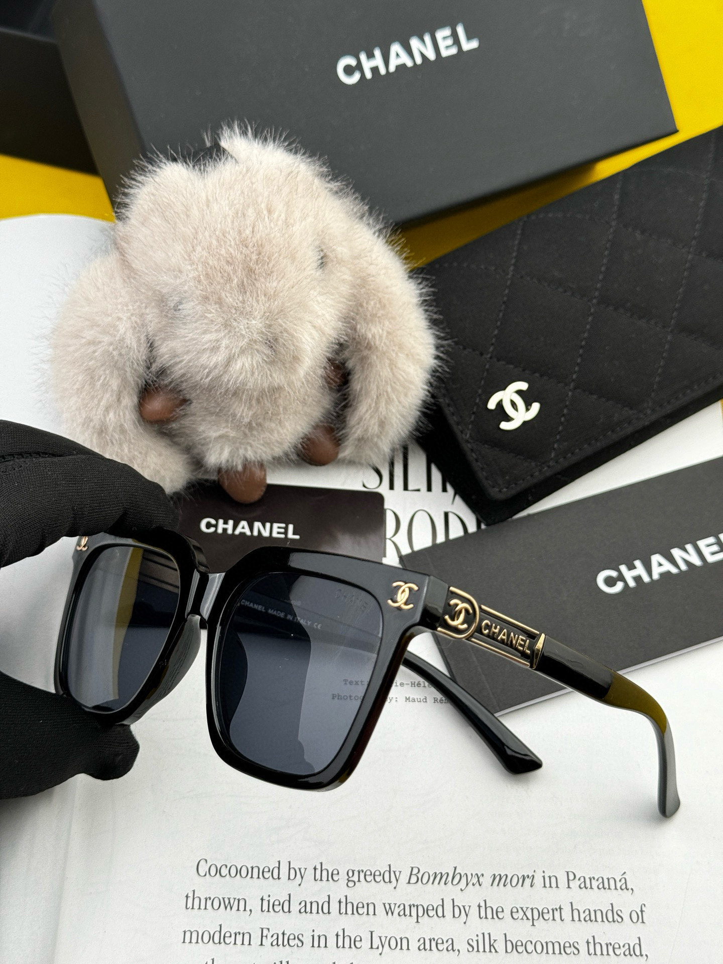 【Chanel】シャネル ビッグフレーム 偏光サングラス UVカット CH05802