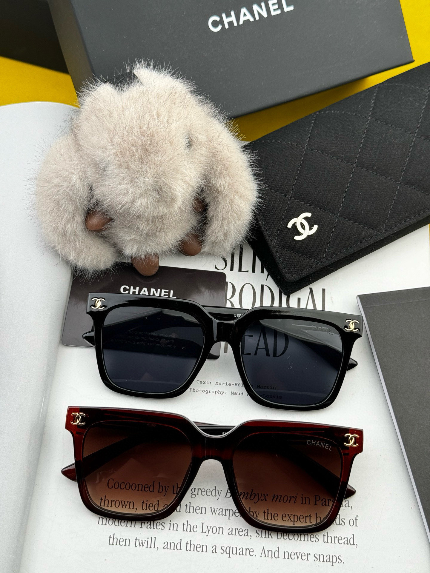 【Chanel】シャネル ビッグフレーム 偏光サングラス UVカット CH05802
