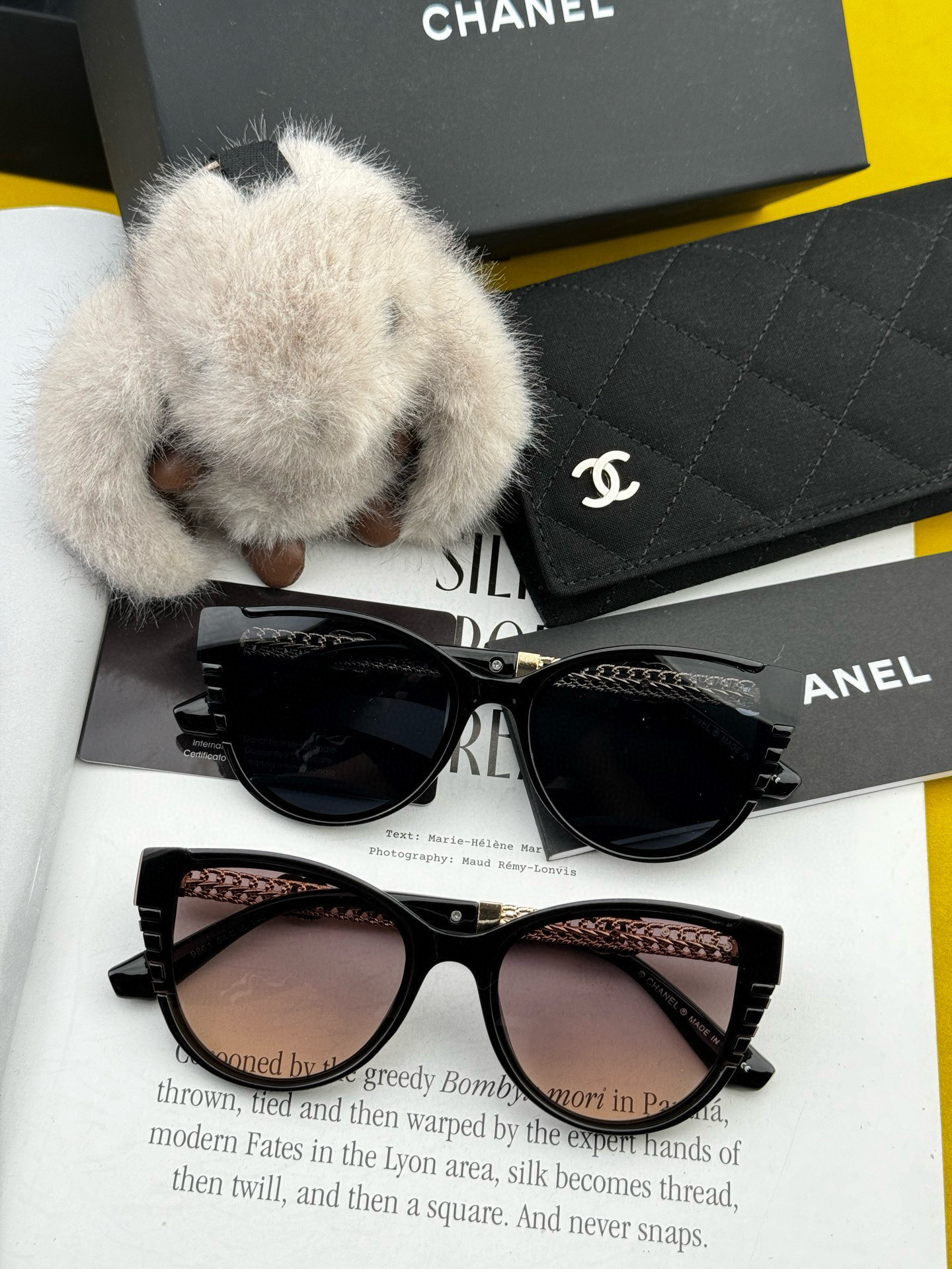 【Chanel】シャネル ビッグフレーム 偏光サングラス UVカット CH1986