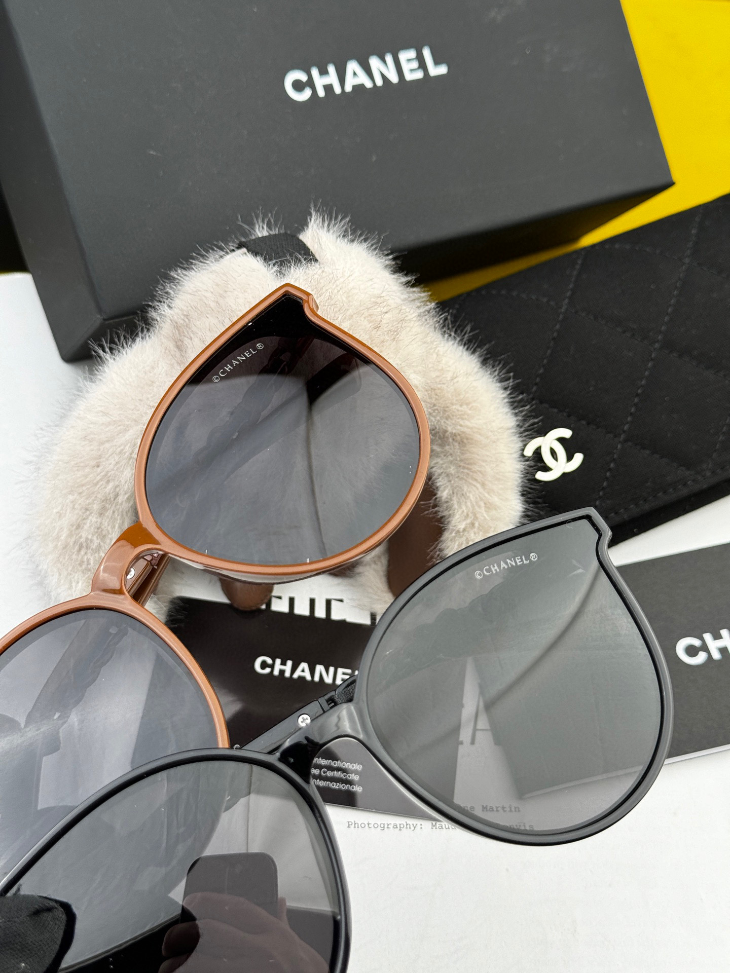 【CHANEL】シャネル 2025年 新作トレンド 大人気 ファッション スクエア 偏光サングラス CH7909