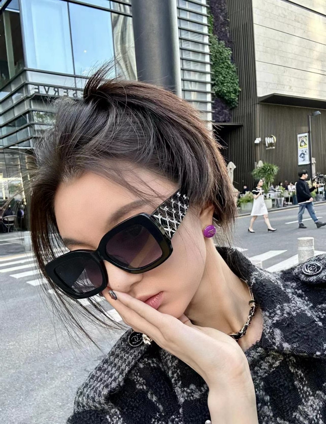 【CHANEL】シャネル 2025年新作トレンド 人気スクエア 偏光サングラス CH381731