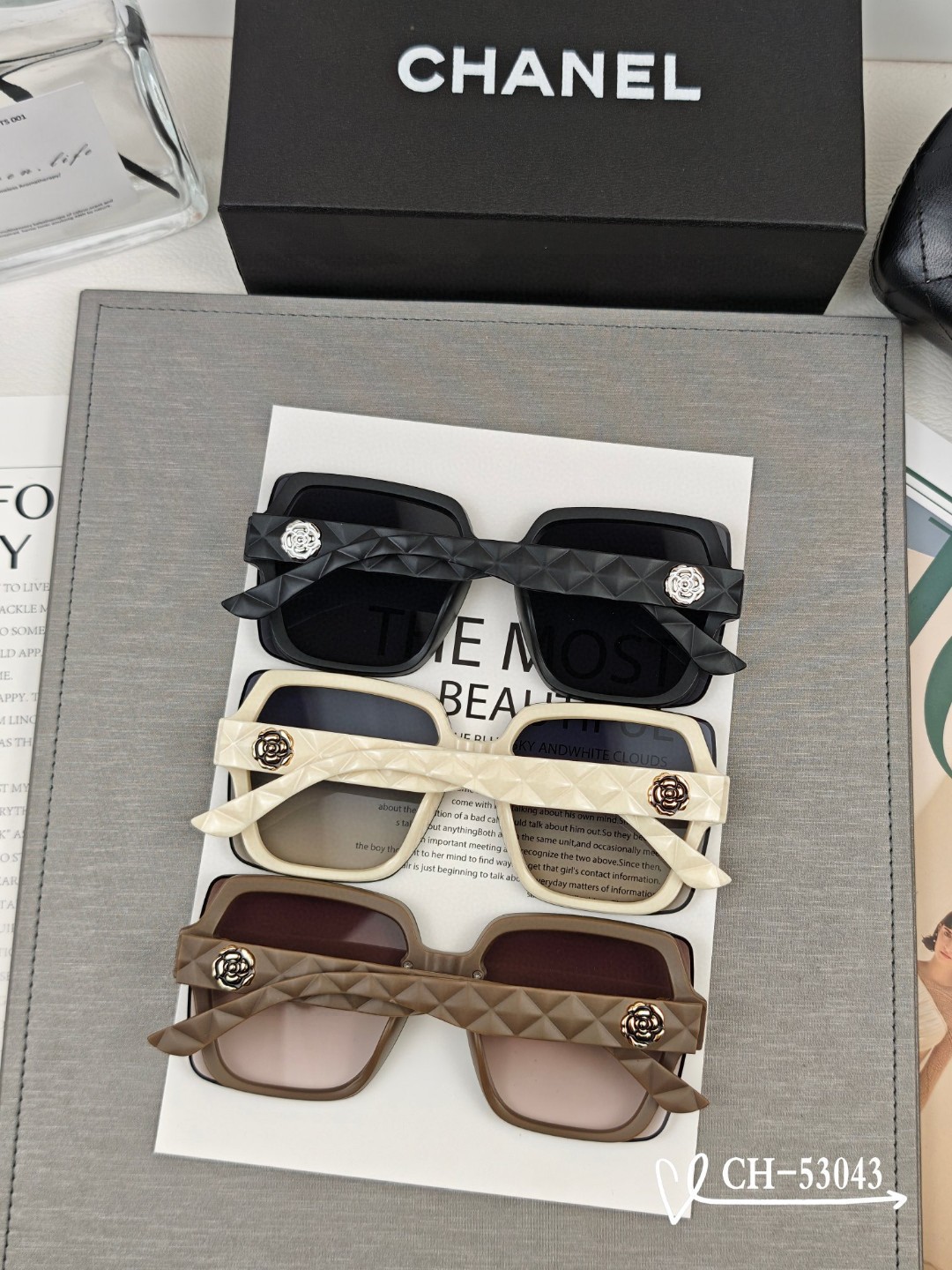 【CHANEL】シャネル 2025年新作トレンド 大人気 ファッションスクエア 偏光サングラス CH53043