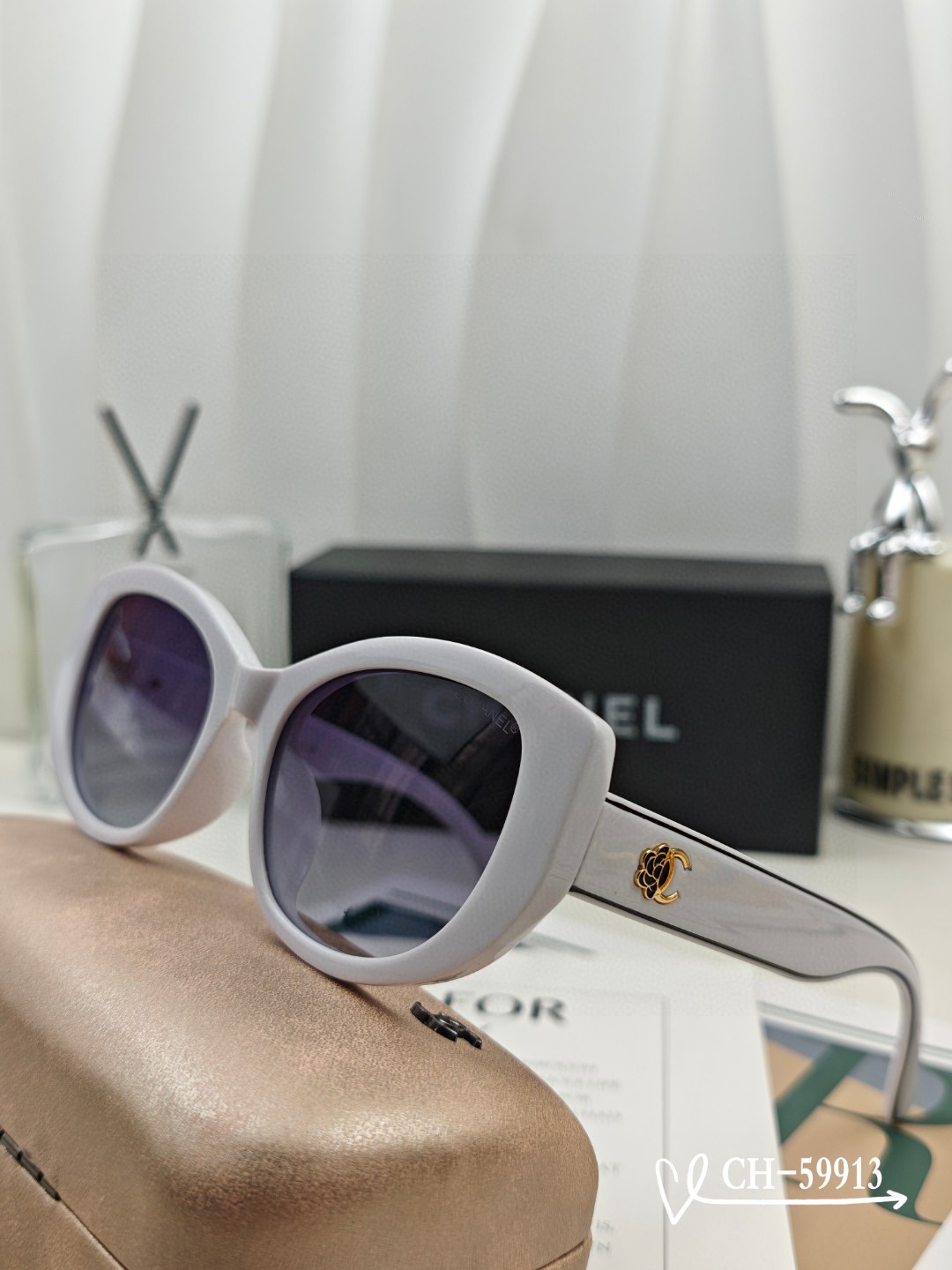 【CHANEL】シャネル 2025年新作トレンド 大人気 ファッションスクエア 偏光サングラス CH59913