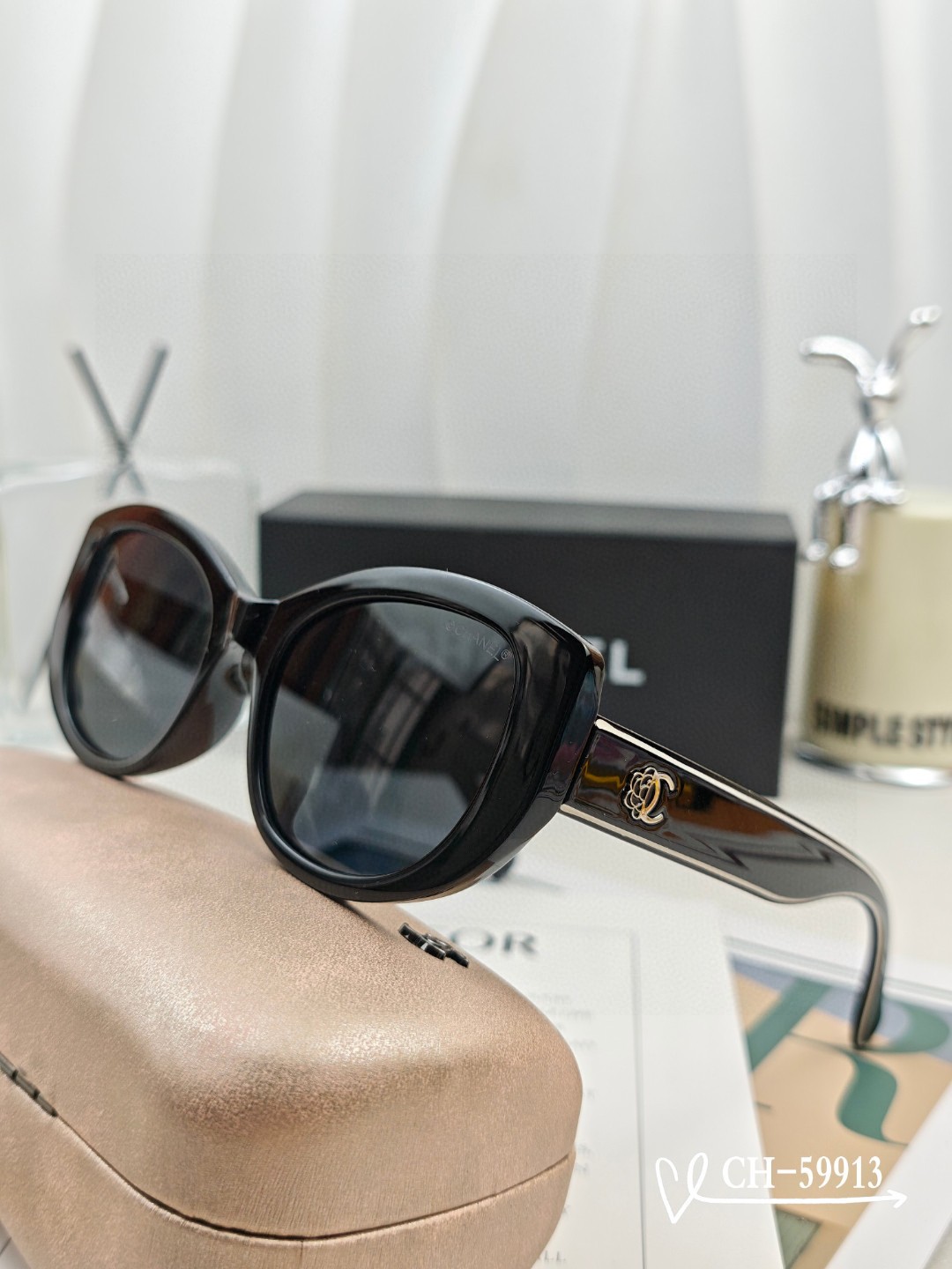 【CHANEL】シャネル 2025年新作トレンド 大人気 ファッションスクエア 偏光サングラス CH59913