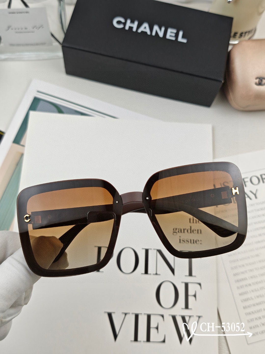 【CHANEL】シャネル 2025年新作トレンド 大人気 ファッションスクエア 偏光サングラス CH53052