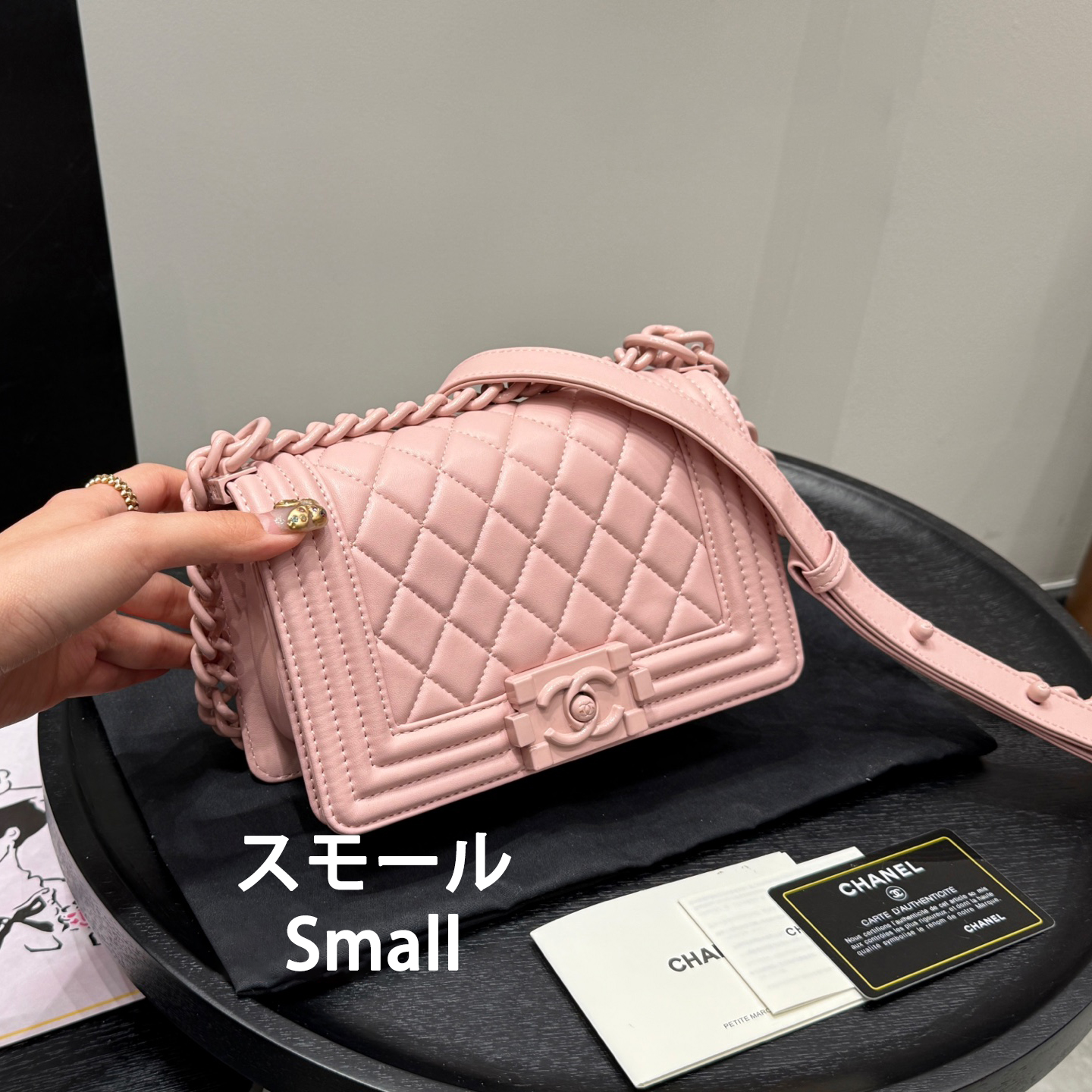 有名人愛用【シャネル】23A Leboy Chanel ハンドバッグ