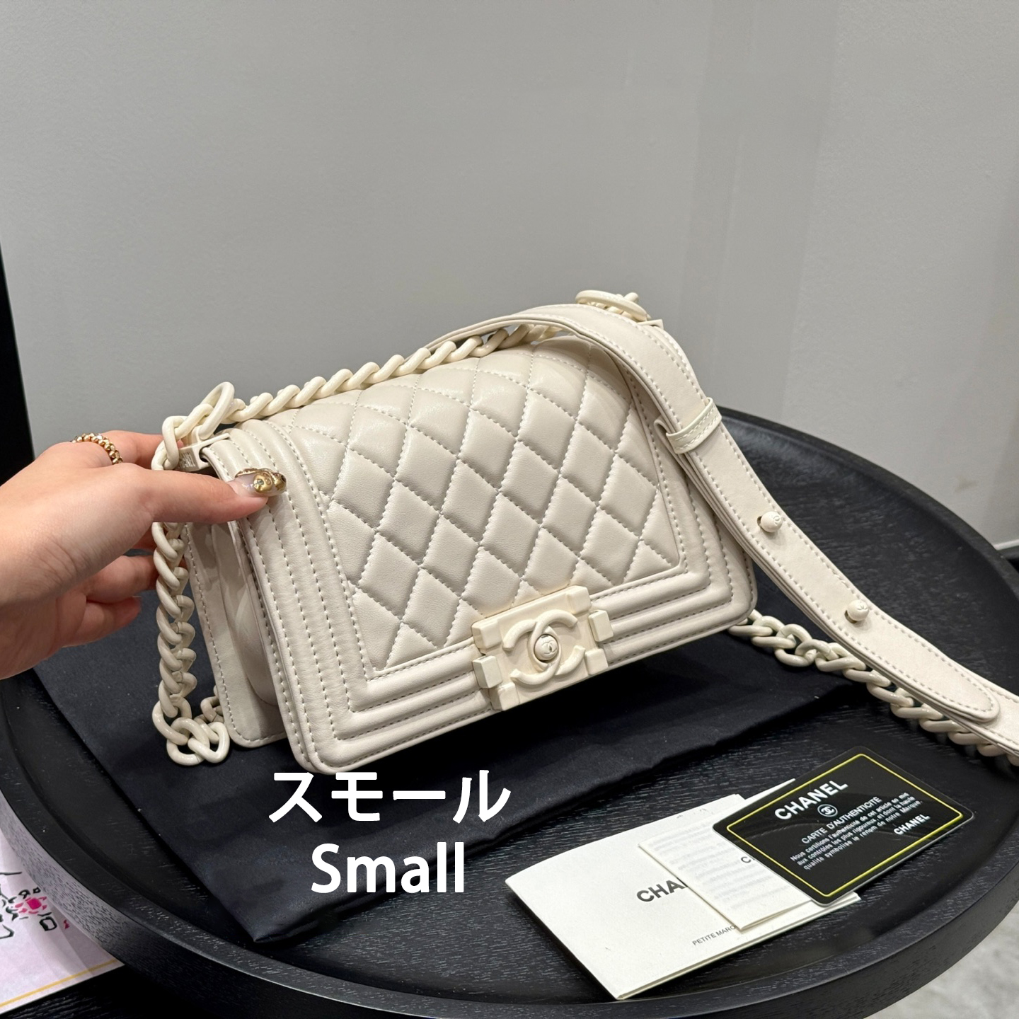 有名人愛用【シャネル】23A Leboy Chanel ハンドバッグ