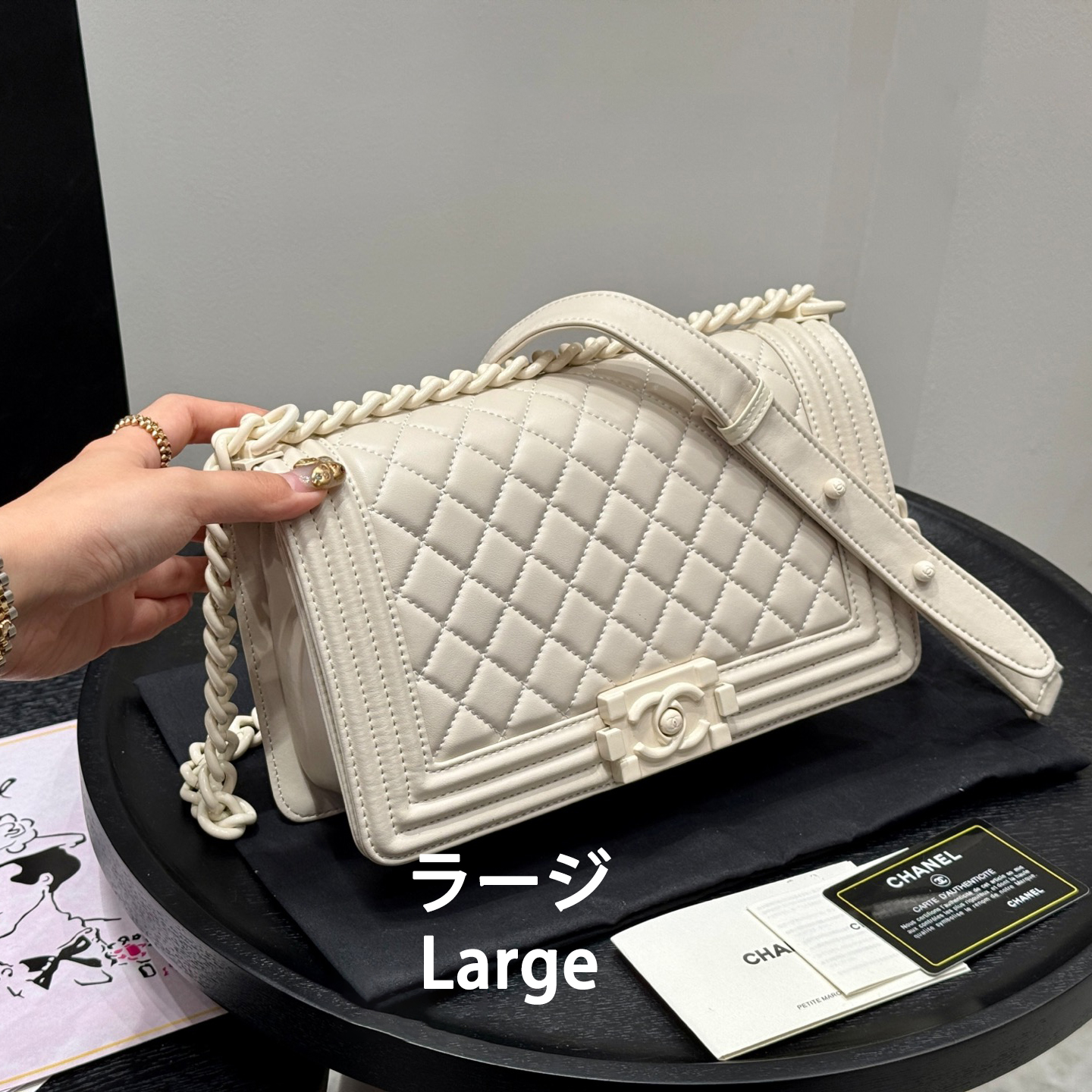 有名人愛用【シャネル】23A Leboy Chanel ハンドバッグ