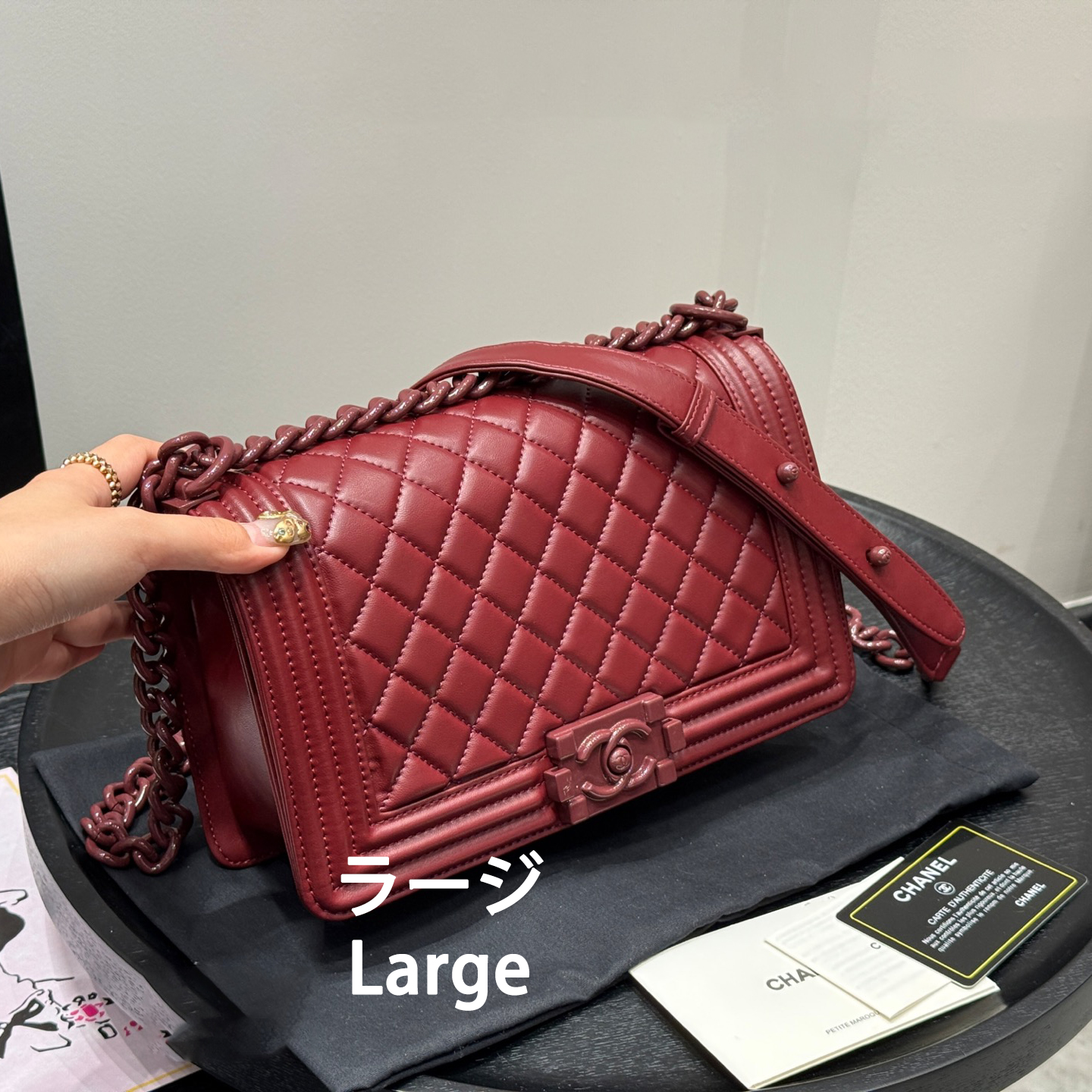 有名人愛用【シャネル】23A Leboy Chanel ハンドバッグ