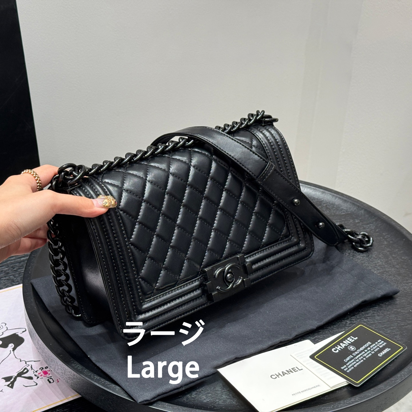 有名人愛用【シャネル】23A Leboy Chanel ハンドバッグ