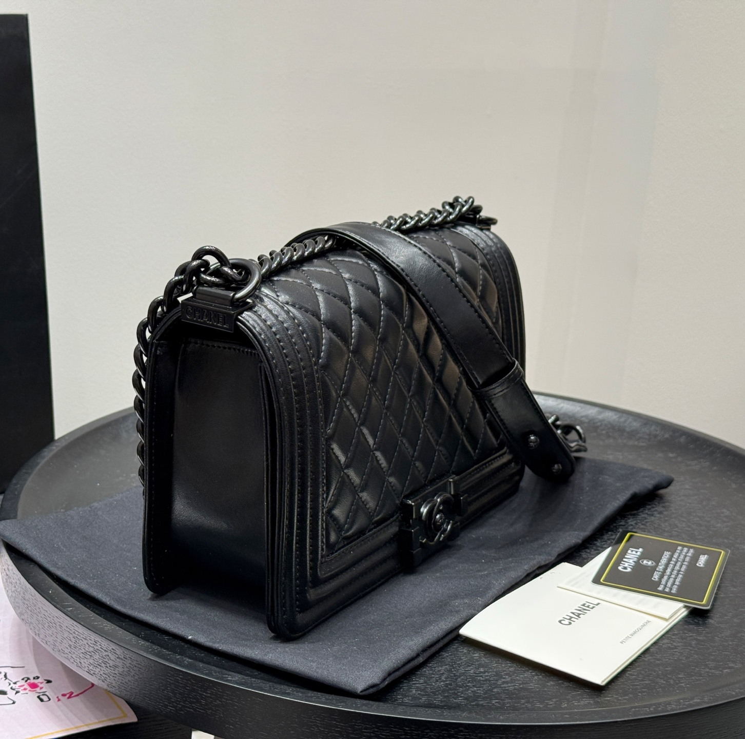 有名人愛用【シャネル】23A Leboy Chanel ハンドバッグ