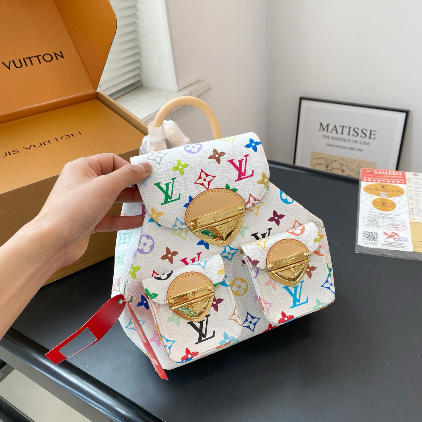 Louis Vuitton チェリーブロッサム 2025新作｢ルイ･ヴィトン × 村上隆｣DUMA ナップサック