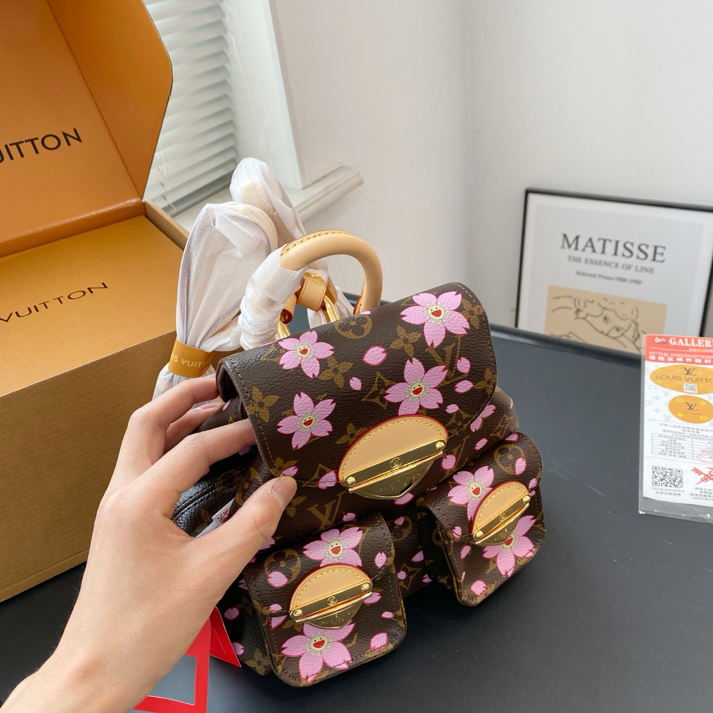 Louis Vuitton チェリーブロッサム 2025新作｢ルイ･ヴィトン × 村上隆｣DUMA ナップサック