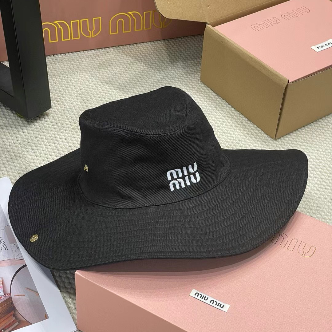 miumiu バケットハット Mサイズ Miu Miu バケットハット Mサイズ MIU MIU 【公式通販】