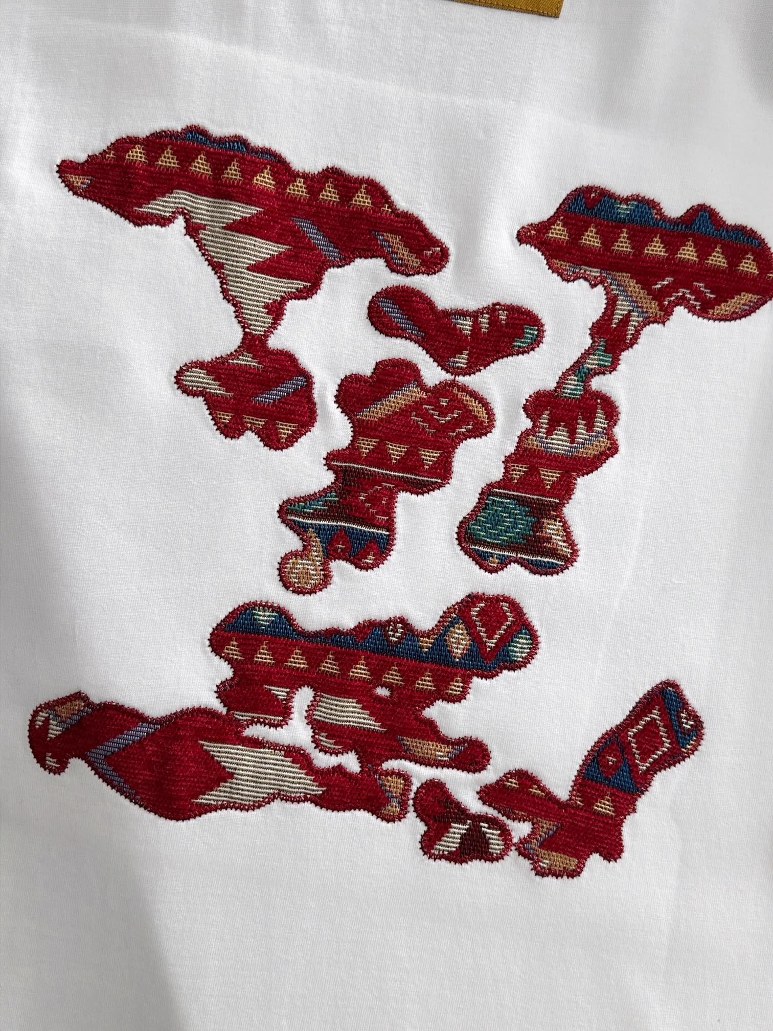 ルイ・ヴィトン 2025年春夏コレクション ブラック/ホワイト 半袖 T138021