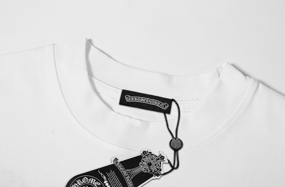 クロムハーツ/Chrome Heartノースリーブシャツ ブラック/ホワイト 綿100% CH0194