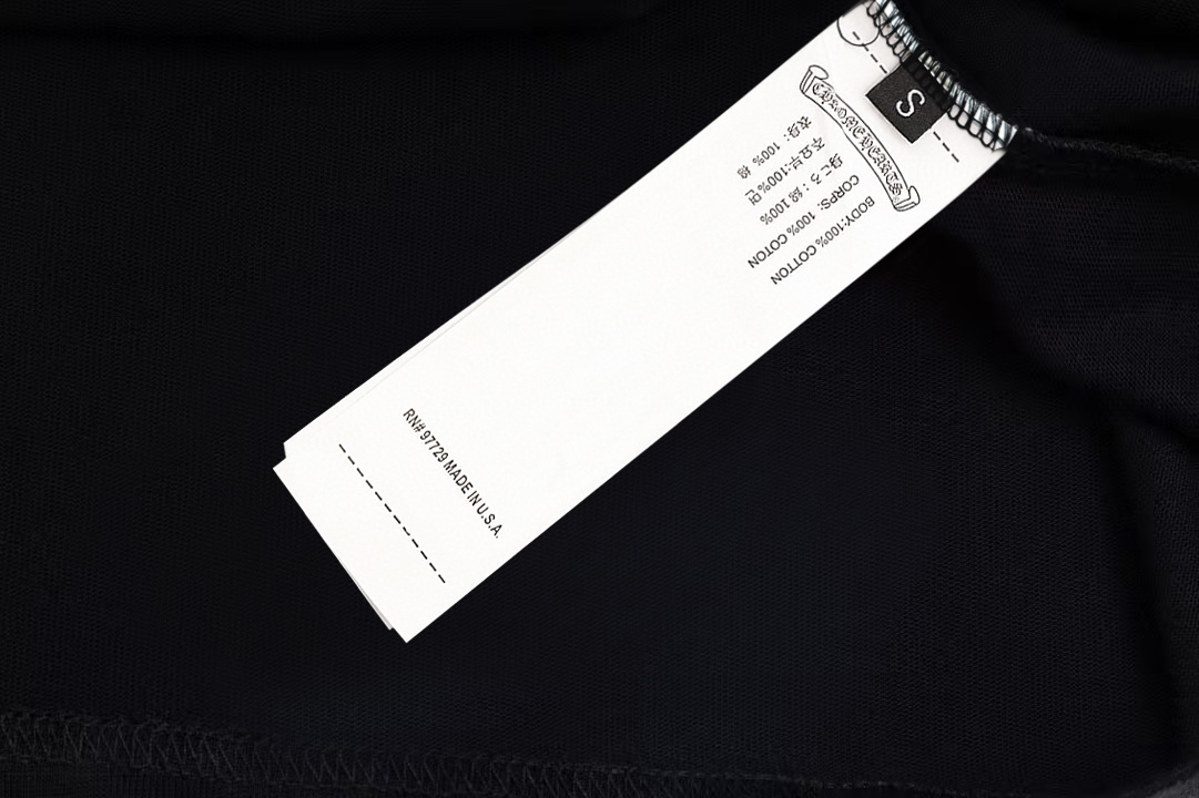 クロムハーツ/Chrome Heartノースリーブシャツ ブラック/ホワイト 綿100% CH0194