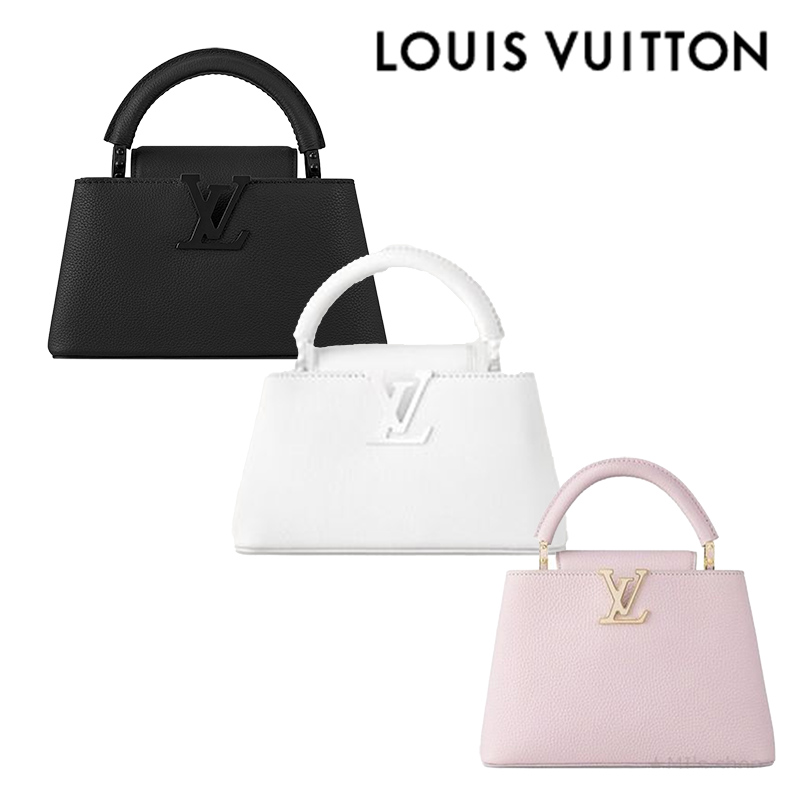 LOUIS VUITTON カプシーヌ MINI 2way ハンド ショルダー バッグ トリヨンレザー リラ ナクレ