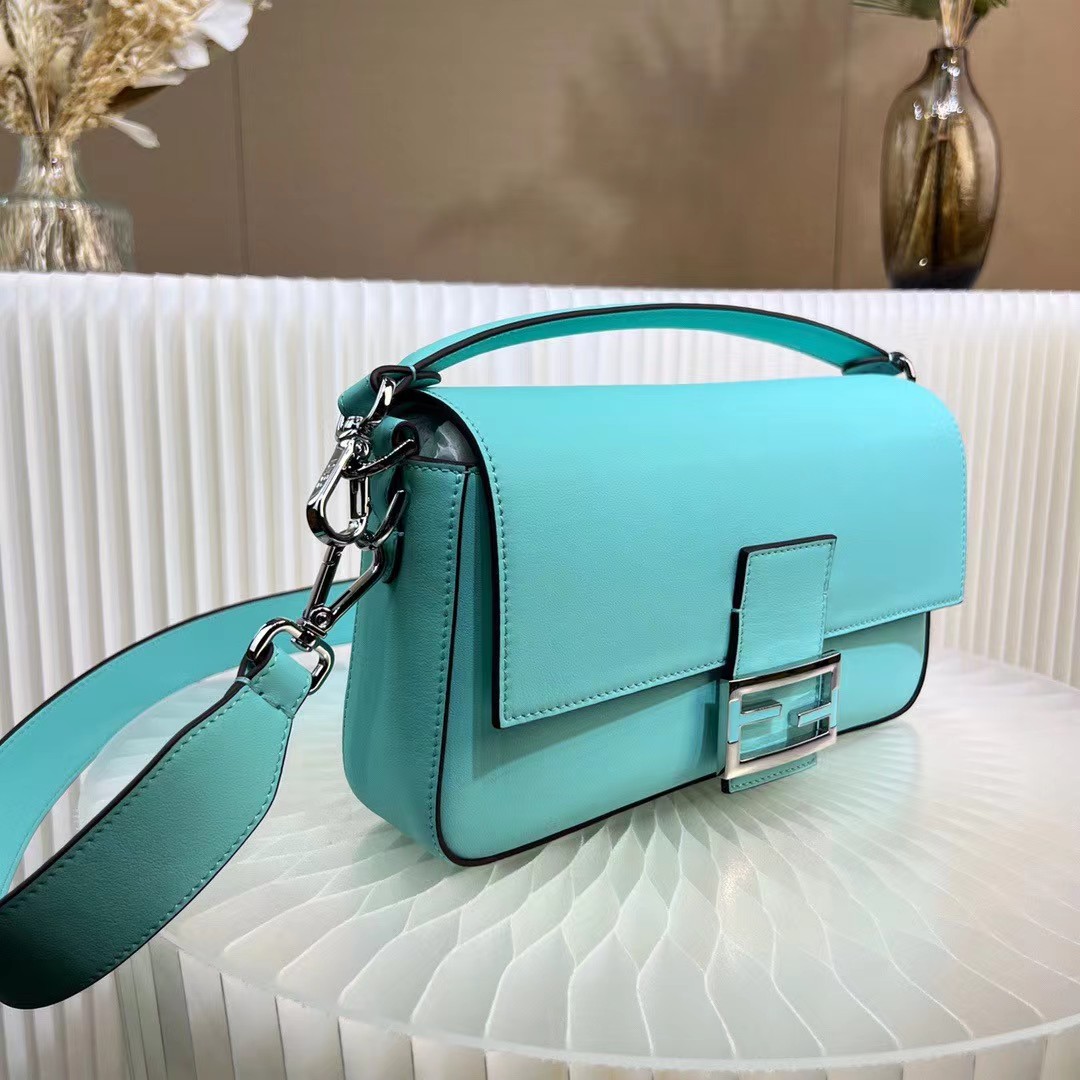 Fendi x Tiffany & Co. bag   in Tiffany Blue™ leather Baguette