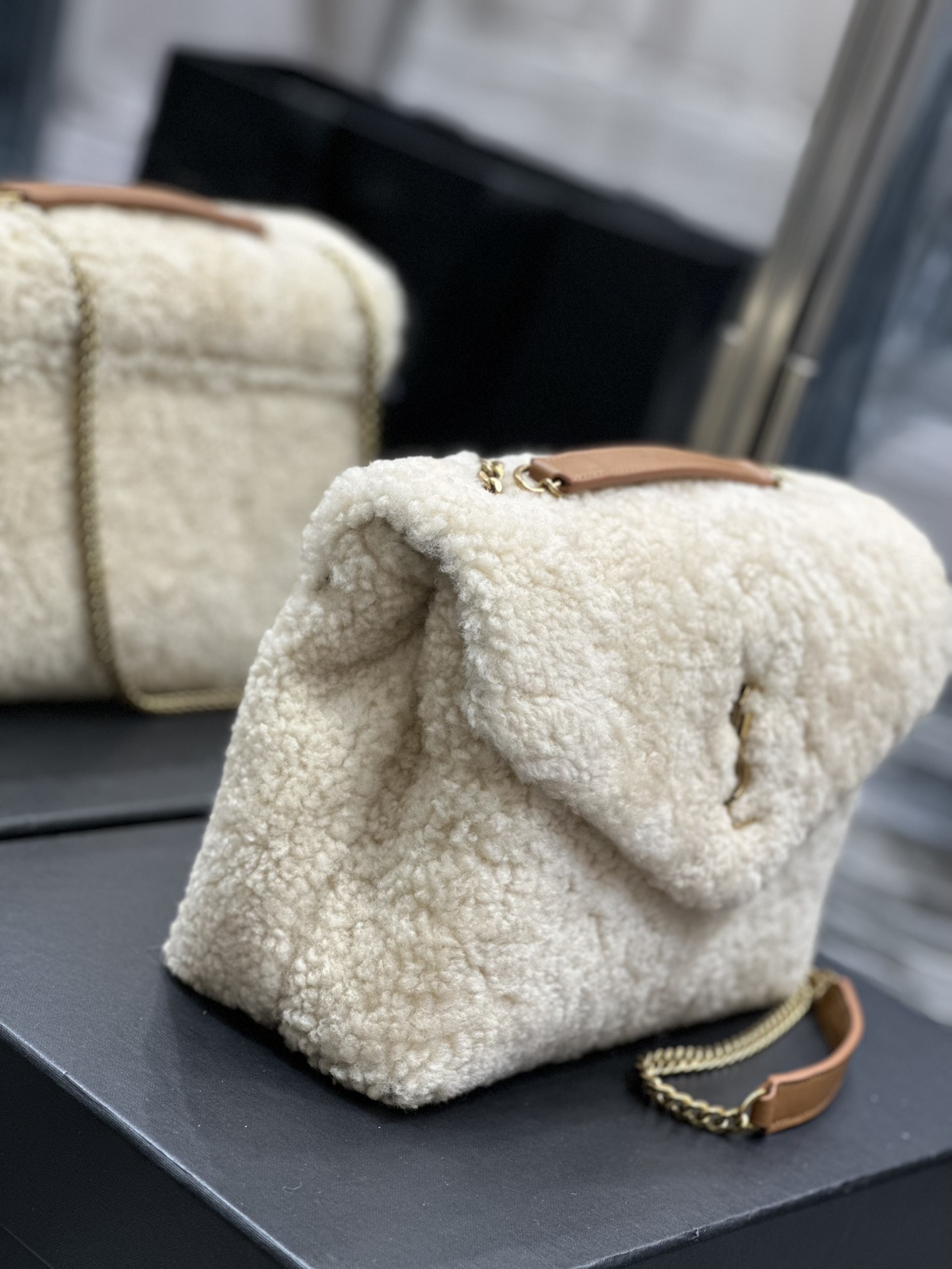 LOULOU SMALL CHAIN BAG IN QUILTED  Y