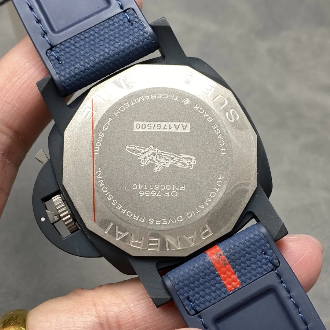 Panerai Submersible QuarantaQuattro Luna Rossa Edition Ti-Ceramitech Watch PAM01466
