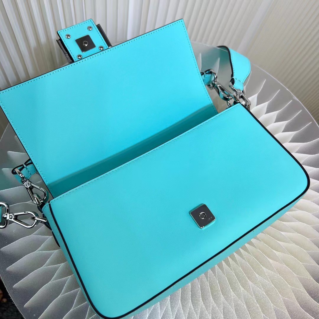 Fendi x Tiffany & Co. bag   in Tiffany Blue™ leather Baguette