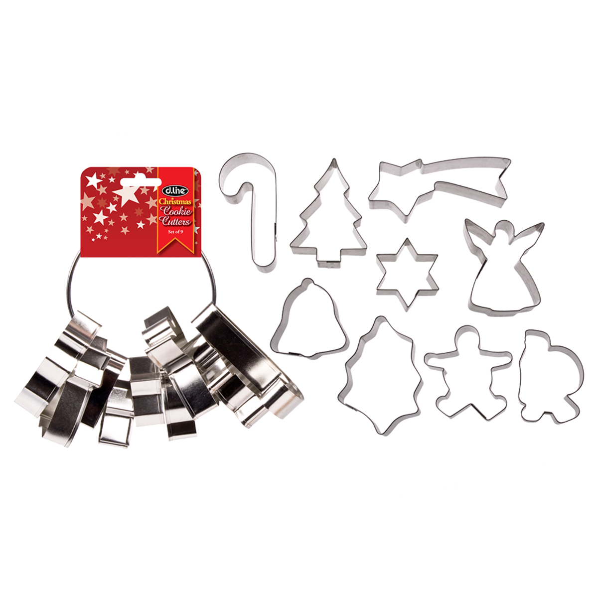 Appetito Xmas Cookie Cutter Set 9