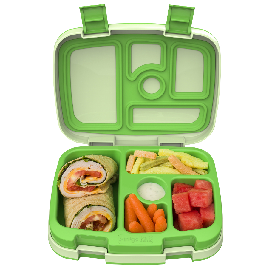 BENTGO Kid's Leak Proof Lunch Box Green