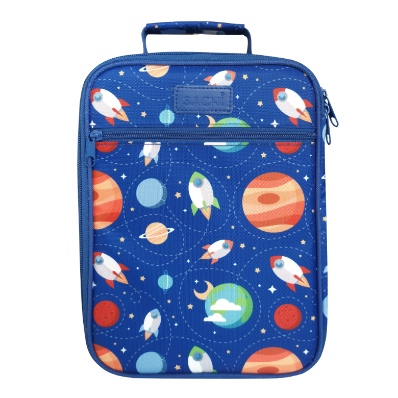 Sachi Insulated Kids Lunch Tote Outer Space