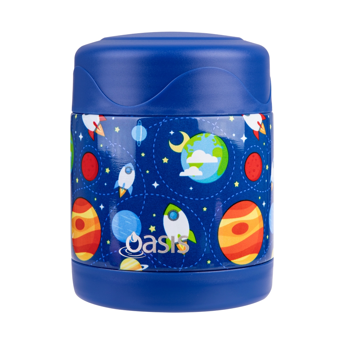 Oasis Stainless Steel Food Flask 300ml Outer Space