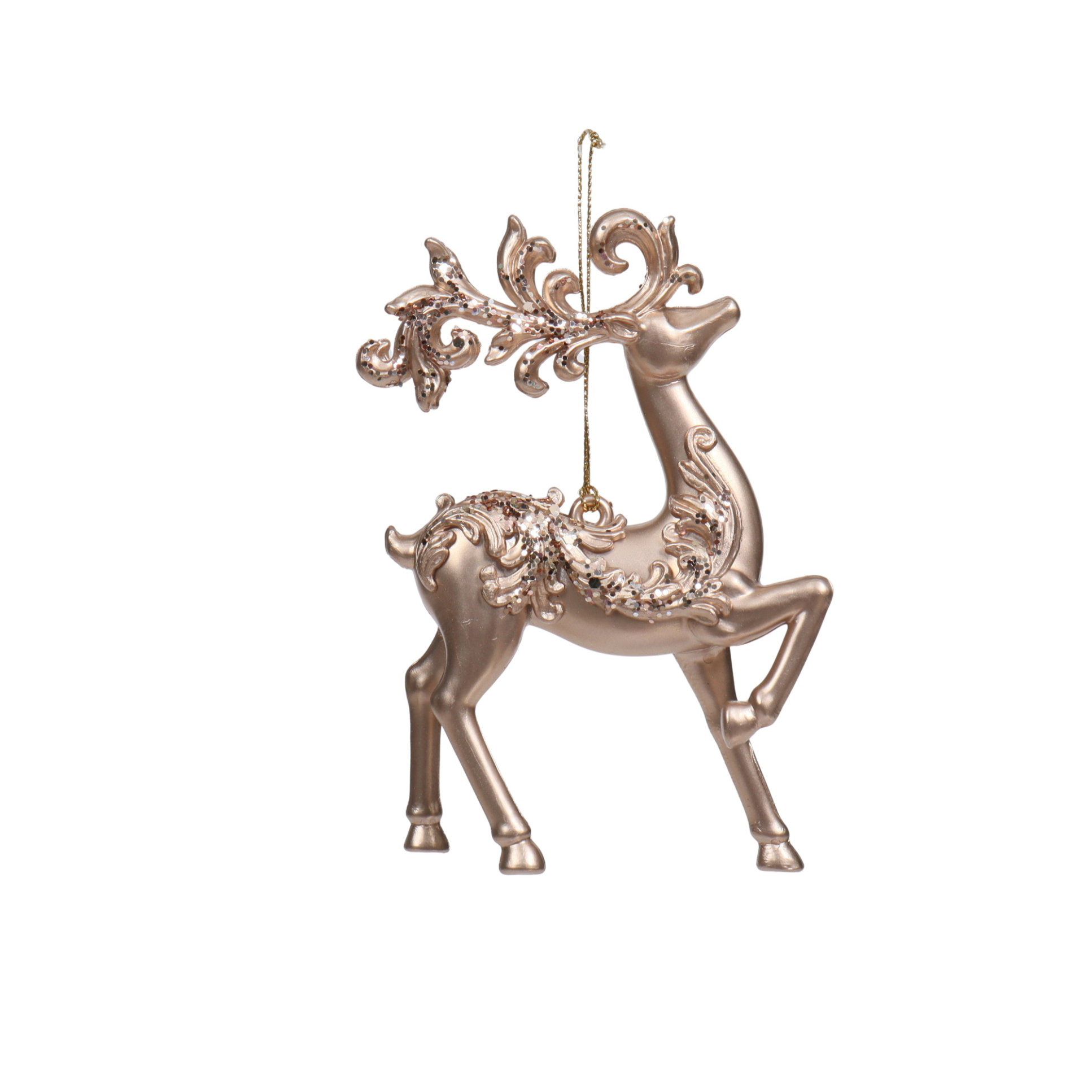 Acrylic Deer Ornament Champagne