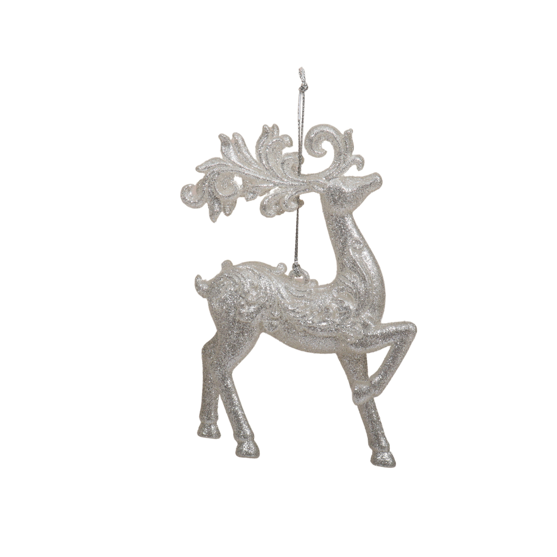 Acrylic Deer Ornament Silver