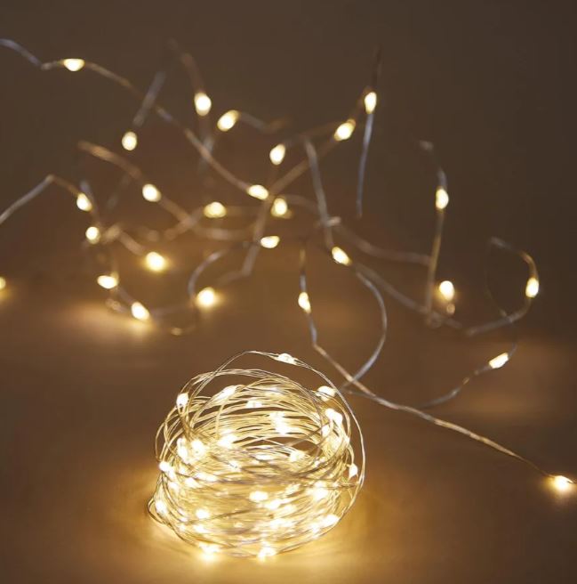 Florabelle 10M LED Fairy Lights 100 Lights Battery Operated