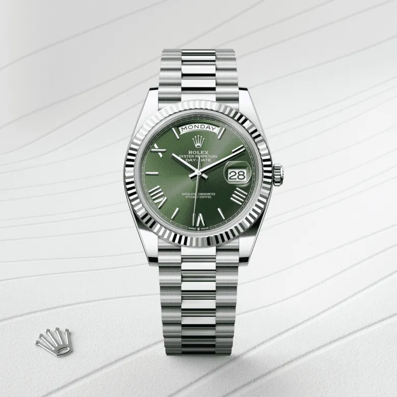 デイデイト 40 | オイスター、40 mm、プラチナ リファレンス 228236-0008