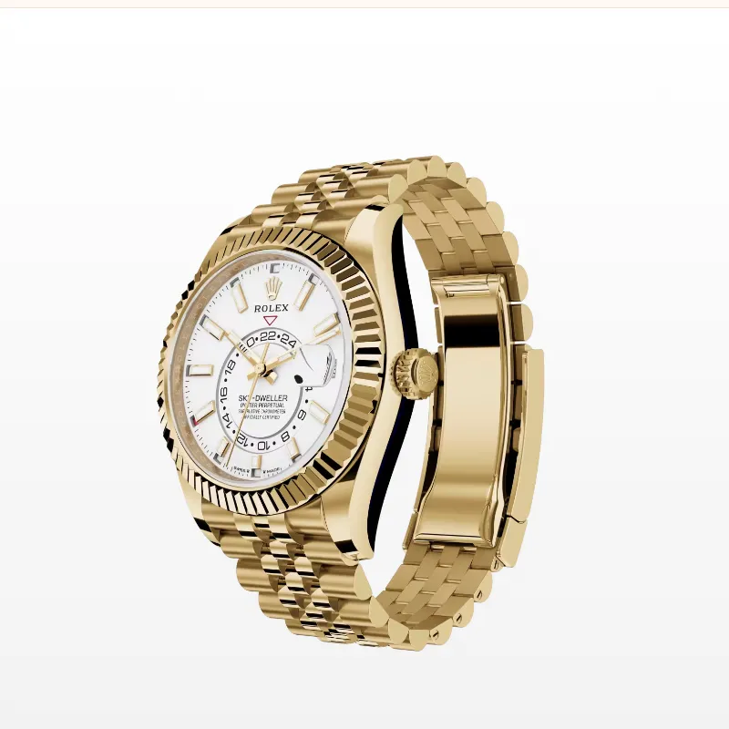 ロレックス スカイドゥエラー オイスター、42 mm、イエローゴールド リファレンス m336938-0006