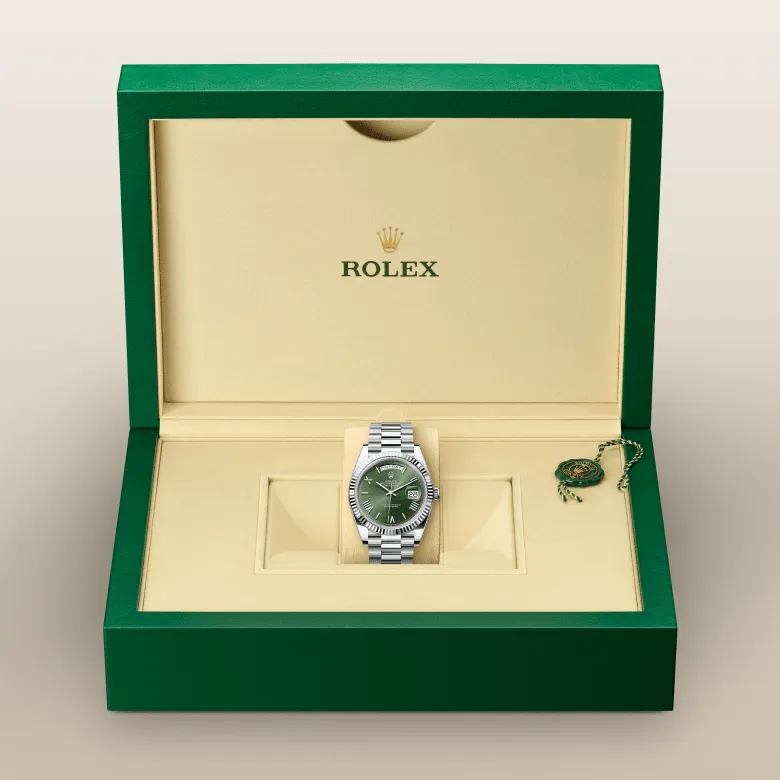 デイデイト 40 | オイスター、40 mm、プラチナ リファレンス 228236-0008